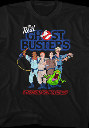 Youth Who You Gonna Call Real Ghostbusters Shirt