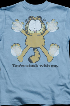 Youth You're Stuck With Me Garfield Shirt