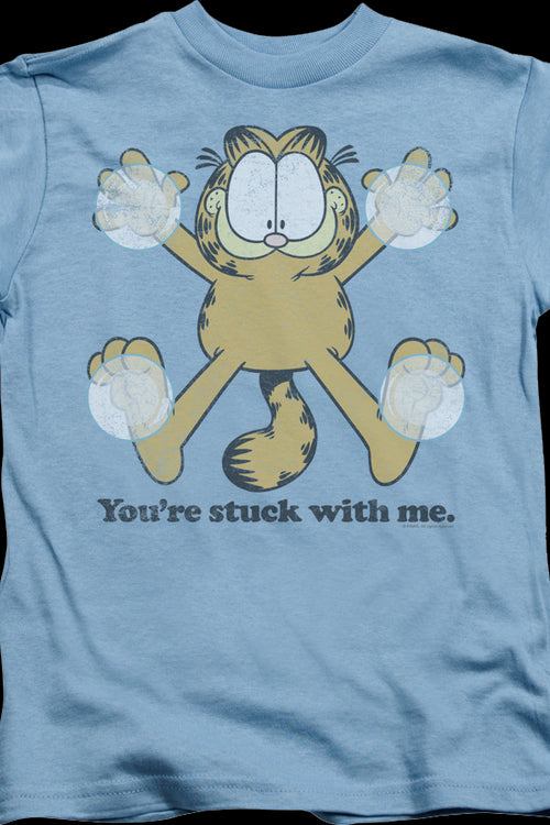 Youth You're Stuck With Me Garfield Shirtmain product image