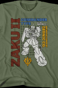 Youth Zaku II Gundam Shirt