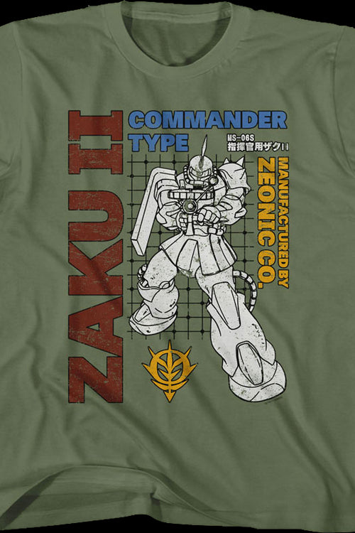 Youth Zaku II Gundam Shirtmain product image