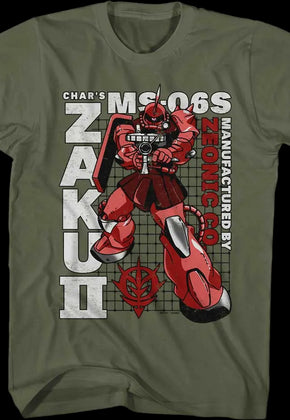 Zaku II Gundam T-Shirt
