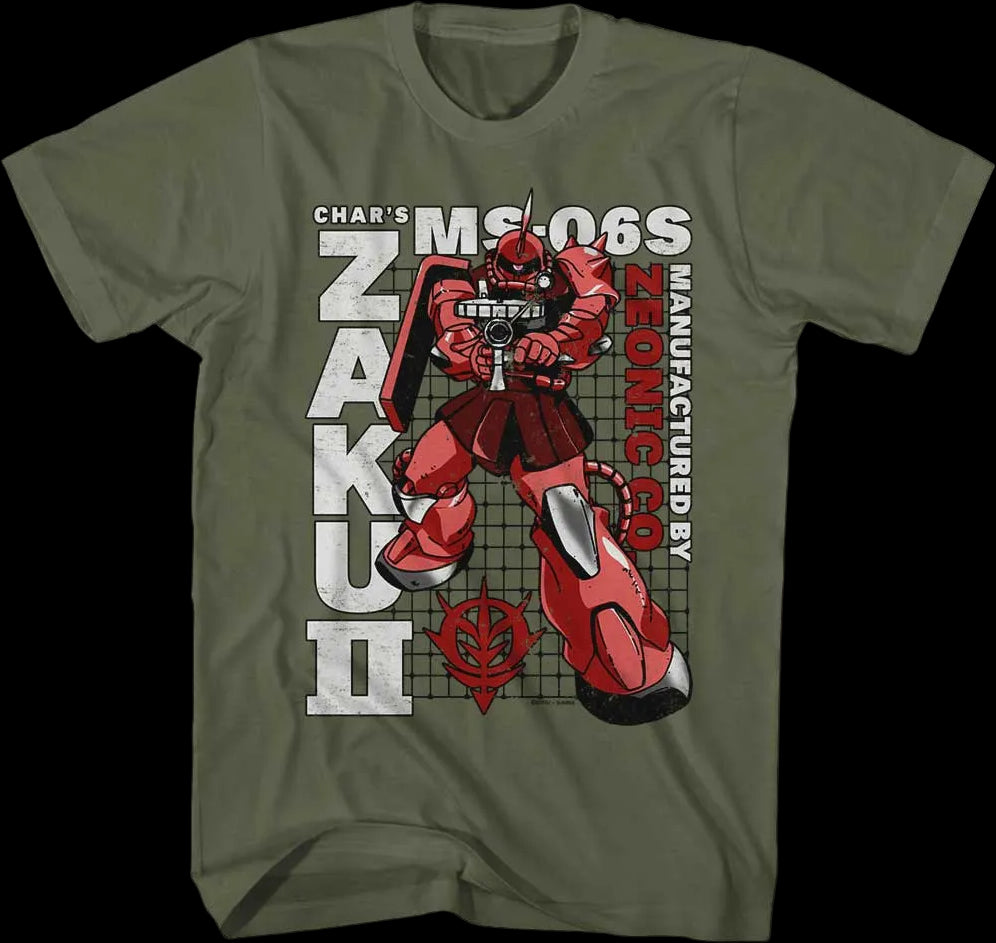 Zaku II Gundam T-Shirt