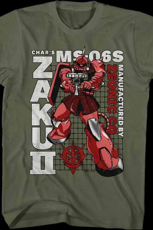 Zaku II Gundam T-Shirtmain product image