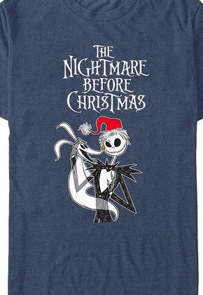 Zero & Jack Skellington Nightmare Before Christmas T-Shirt