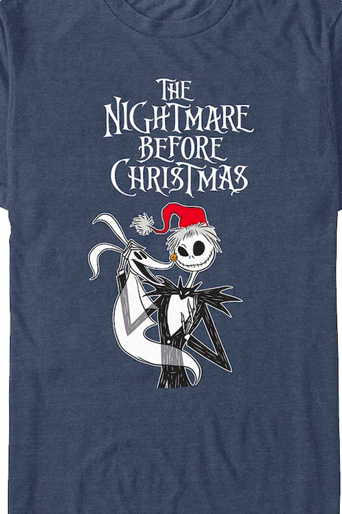 Zero & Jack Skellington Nightmare Before Christmas T-Shirtmain product image