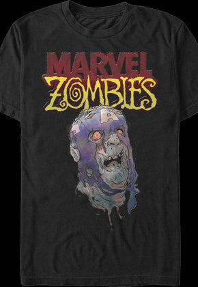 Zombie Captain America Marvel Comics T-Shirt