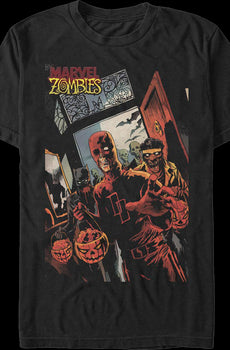 Zombies Halloween Marvel Comics T-Shirt