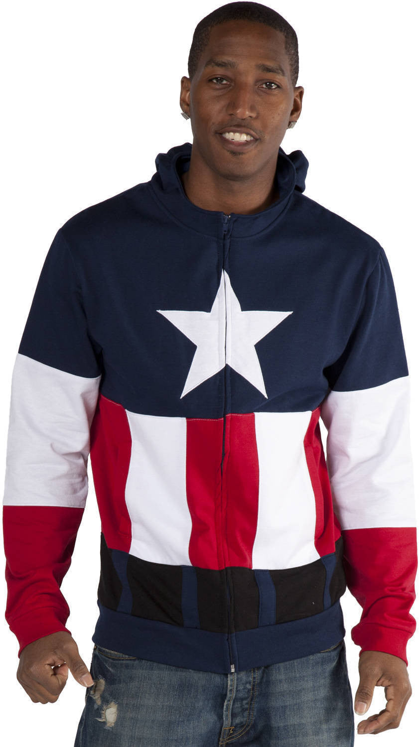 Juvy Captain America Costume Hoodie
