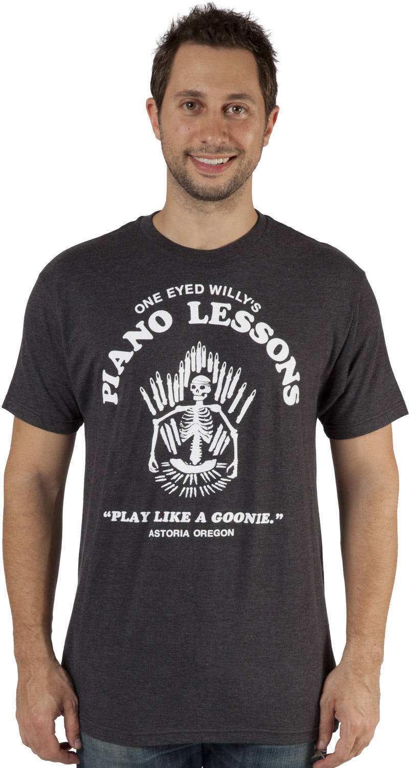 Willies Piano Lessons Goonies Shirt