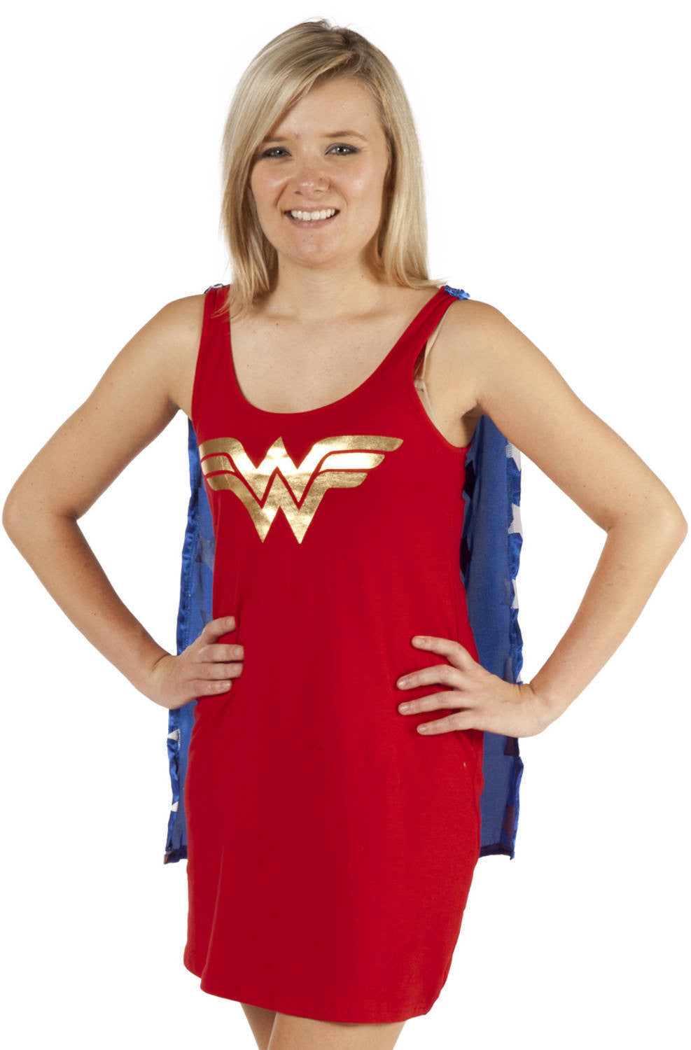 Wonder Woman Caped Sleep Tank