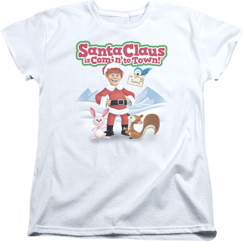 Santa Claus Is Comin To Town T-Shirts