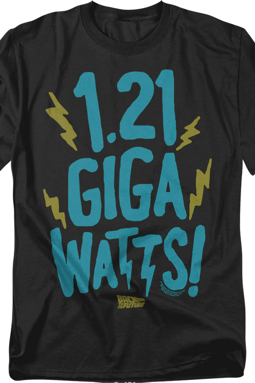 1.21 Gigawatts Back To The Future T-Shirtmain product image