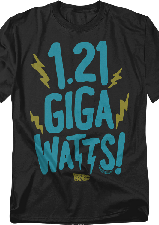 1.21 Gigawatts Back To The Future T-Shirt - main product image