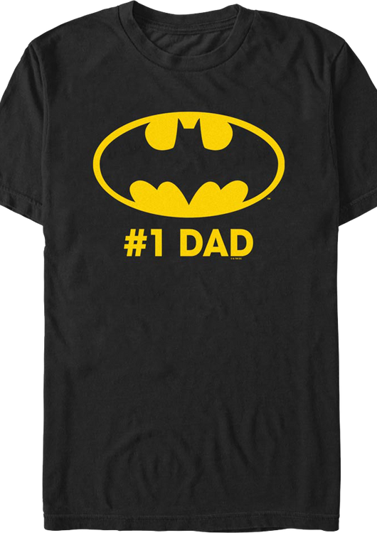#1 Dad Batman DC Comics T-Shirt - main product image