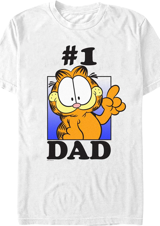 #1 Dad Garfield T-Shirt - main product image