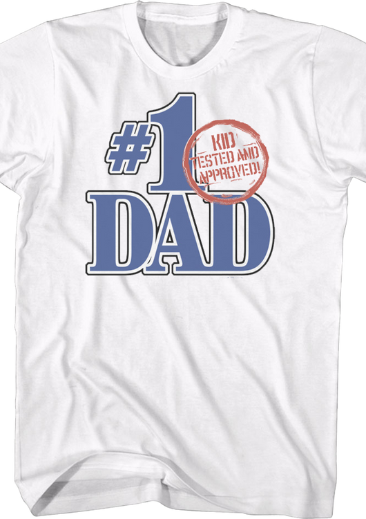 #1 Dad Kid Tested And Approved Father's Day T-Shirt - main product image