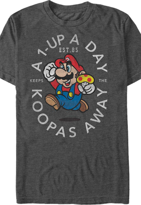 1-Up A Day Super Mario Bros. T-Shirt