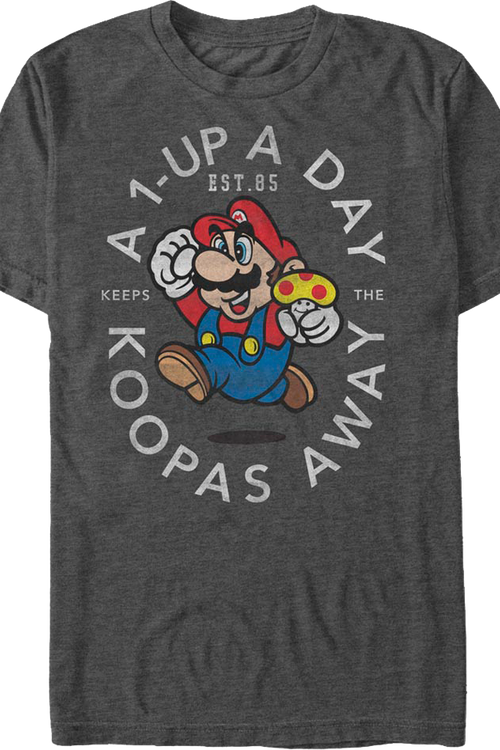 1-Up A Day Super Mario Bros. T-Shirtmain product image