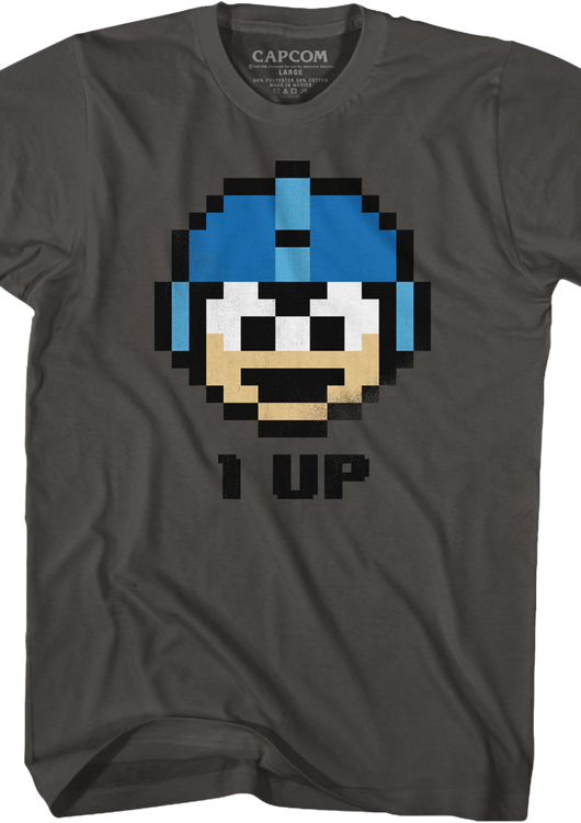 1 Up Mega Man T-Shirt - main product image