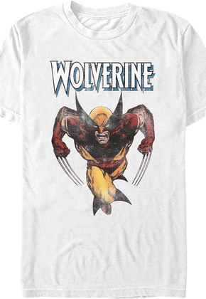 Wolverine Strike Pose Marvel Comics T-Shirt