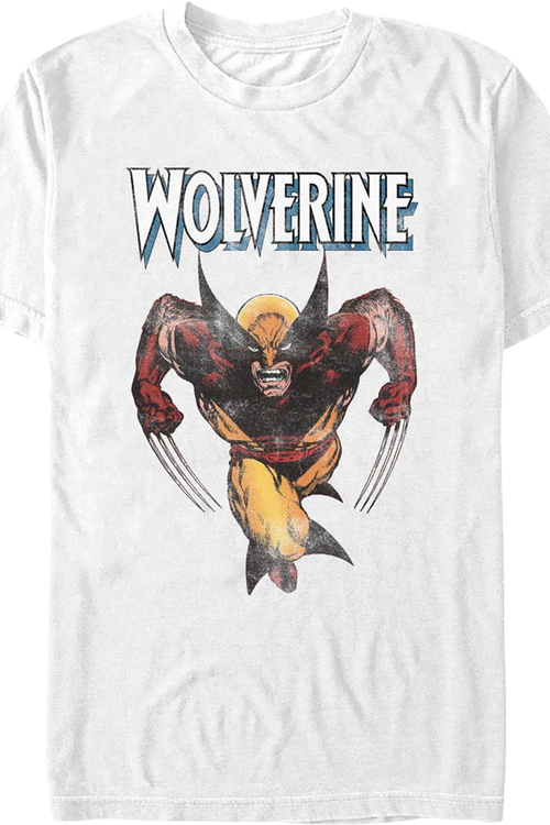 Wolverine Strike Pose Marvel Comics T-Shirtmain product image