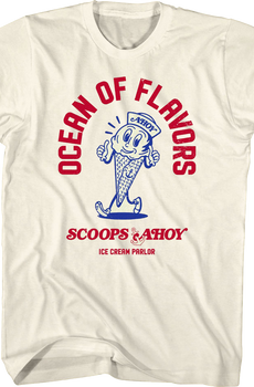 Scoops Ahoy Ocean Of Flavors Stranger Things T-Shirt