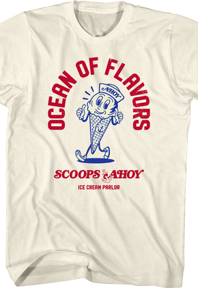 Scoops Ahoy Ocean Of Flavors Stranger Things T-Shirt