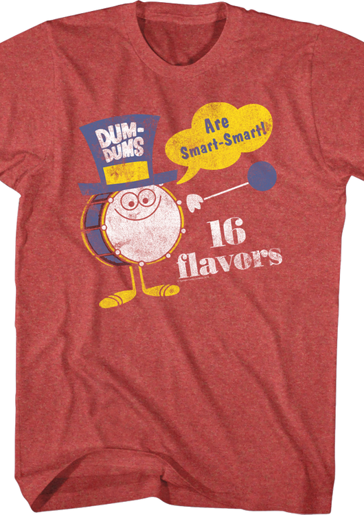 16 Flavors Dum-Dums T-Shirt - main product image