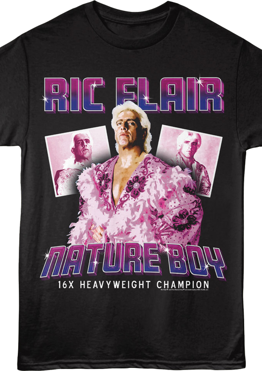 16 Time Heavyweight Champion Ric Flair T-Shirt - main product image