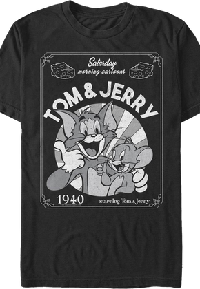 1940 Cartoon Tom And Jerry T-Shirt