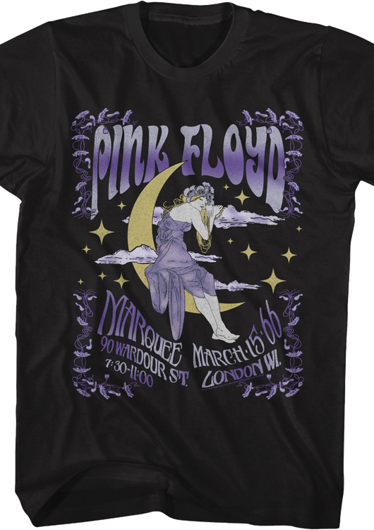 1966 Moon Poster Pink Floyd T-Shirt - main product image