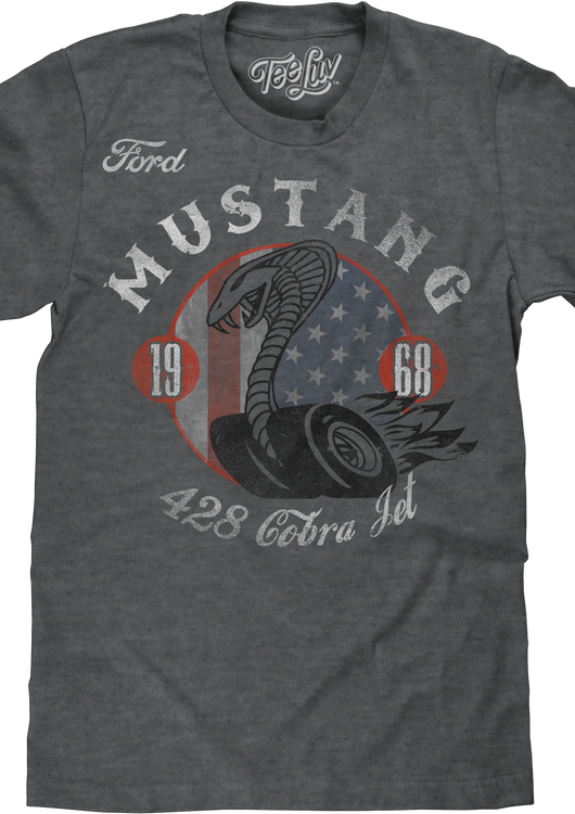 1968 Mustang 428 Cobra Jet Ford T-Shirt - main product image