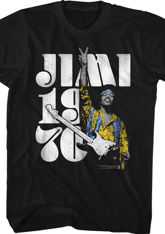 1970 Jimi Hendrix T-Shirt - main product image