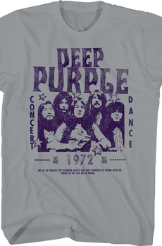 1972 Concert Deep Purple T-Shirt