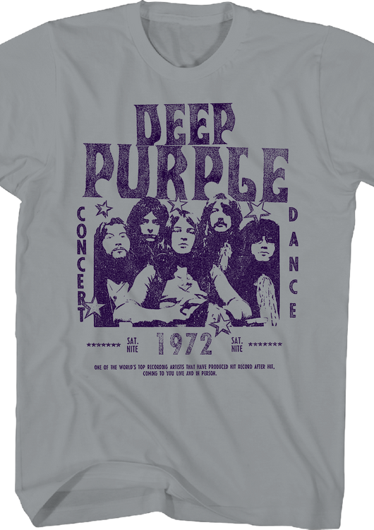 1972 Concert Deep Purple T-Shirt - main product image