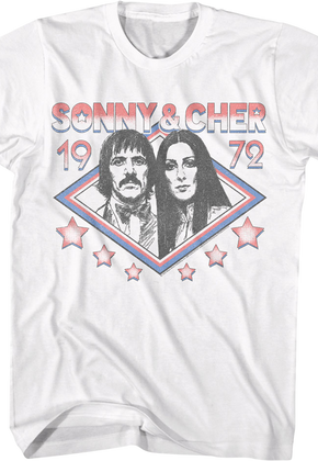 1972 Poster Sonny & Cher T-Shirt