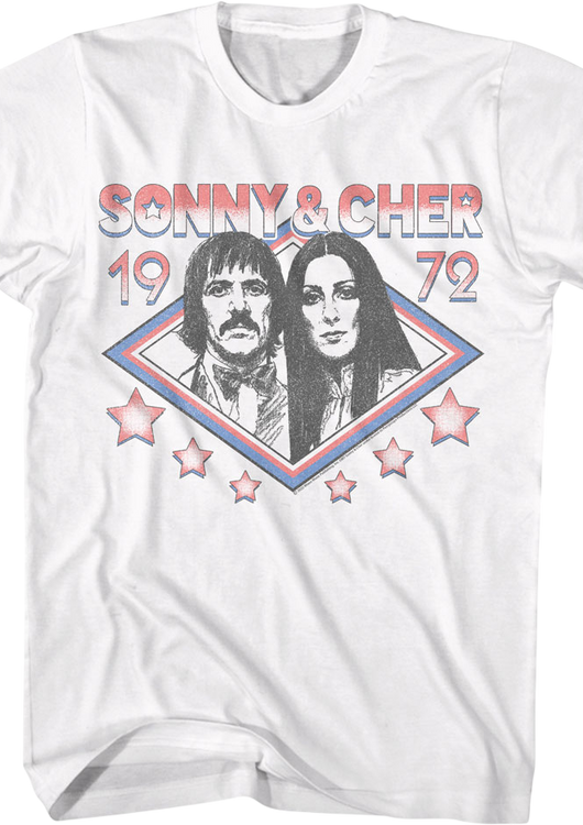 1972 Poster Sonny & Cher T-Shirt - main product image