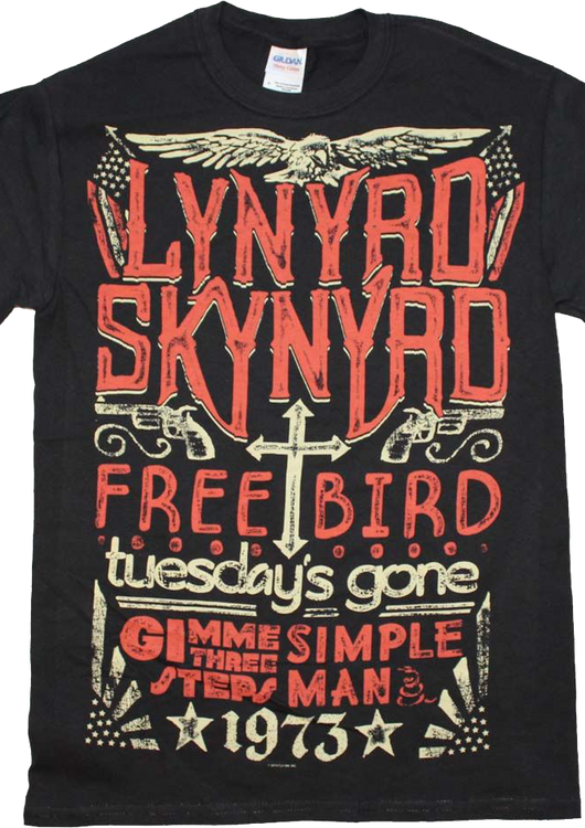 1973 Hits Lynyrd Skynyrd T-Shirt - main product image