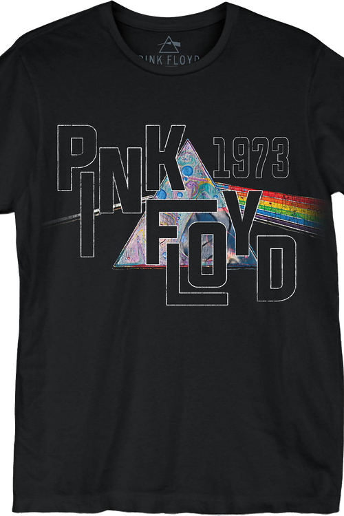 1973 Psychedelic Prism Pink Floyd T-Shirtmain product image