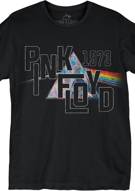 1973 Psychedelic Prism Pink Floyd T-Shirt - main product image