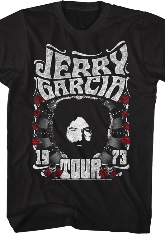 1973 Tour Jerry Garcia T-Shirt - main product image