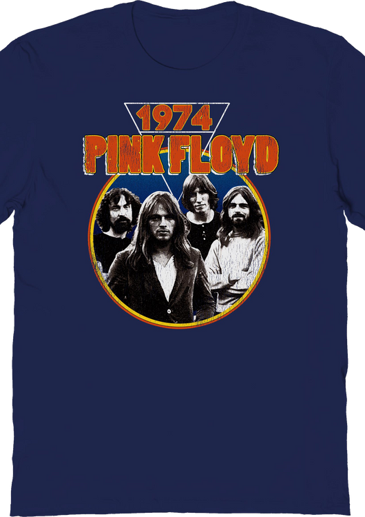 1974 Band Photo Pink Floyd T-Shirt - main product image
