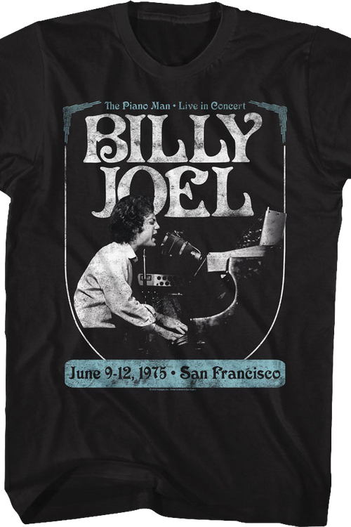 1975 Concert Billy Joel T-Shirtmain product image