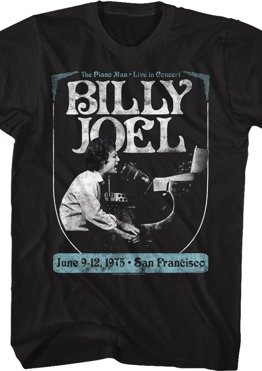 1975 Concert Billy Joel T-Shirt - main product image
