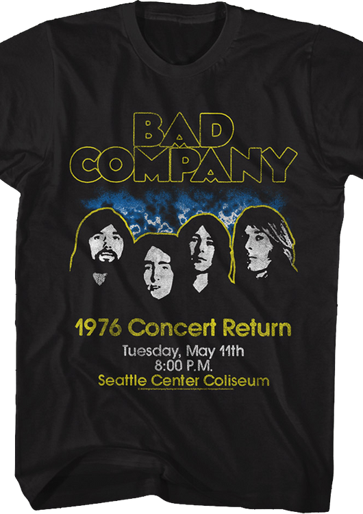 1976 Concert Bad Company T-Shirt - main product image