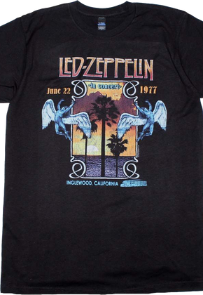 1977 Concert Led Zeppelin T-Shirt
