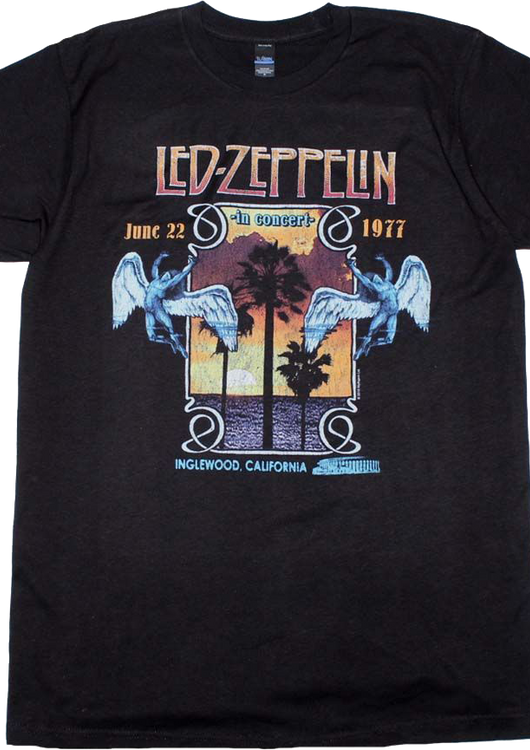 1977 Concert Led Zeppelin T-Shirt - main product image