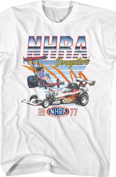 1977 Dragsters National Hot Rod Association T-Shirt