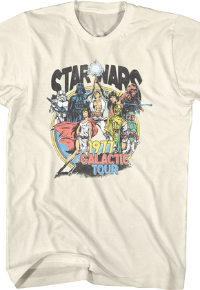 1977 Galactic Tour Star Wars T-Shirt